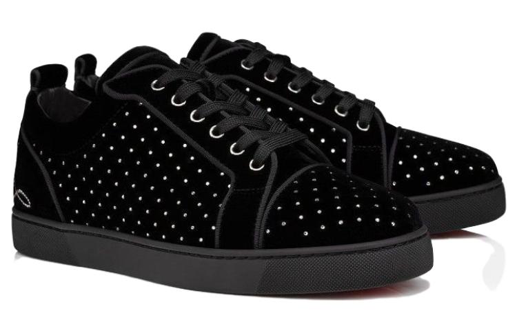 Christian Louboutin CLOT Jordan 1 Low 'Black Velvet' 圖 2