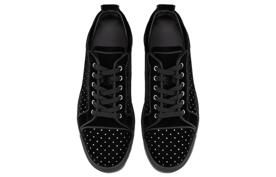 Christian Louboutin CLOT Jordan 1 Low 'Black Velvet' 圖 3