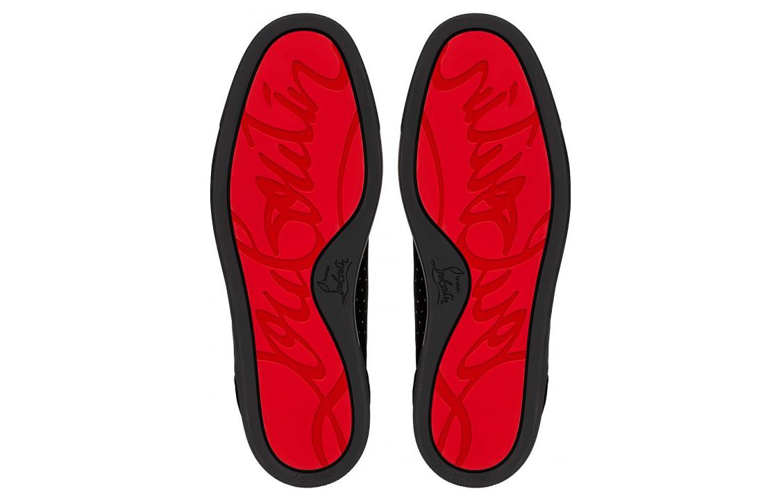 Christian Louboutin CLOT Jordan 1 Low 'Black Velvet' 圖 4