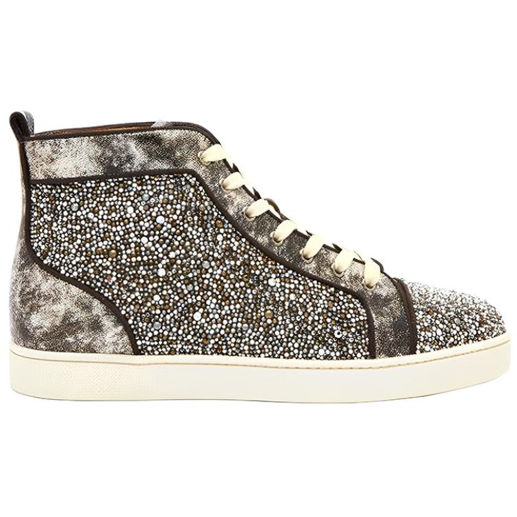 Christian Louboutin CLOT Jordan 1 Mid 'Silver Glitter' 圖 2