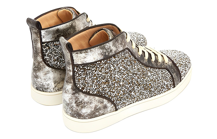 Christian Louboutin CLOT Jordan 1 Mid 'Silver Glitter' 圖 4
