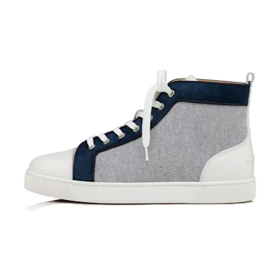 Christian Louboutin CLOT Louis Vuiton High-Top Sneaker 'Silver'
