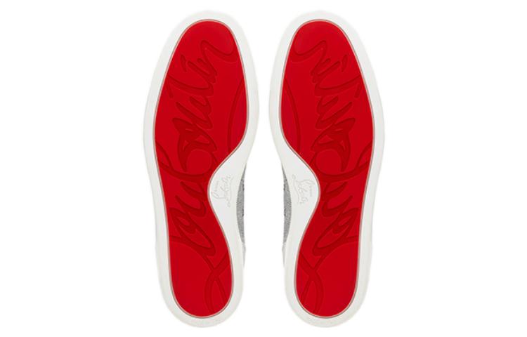 Christian Louboutin CLOT Louis Vuiton High-Top Sneaker 'Silver' 圖 5