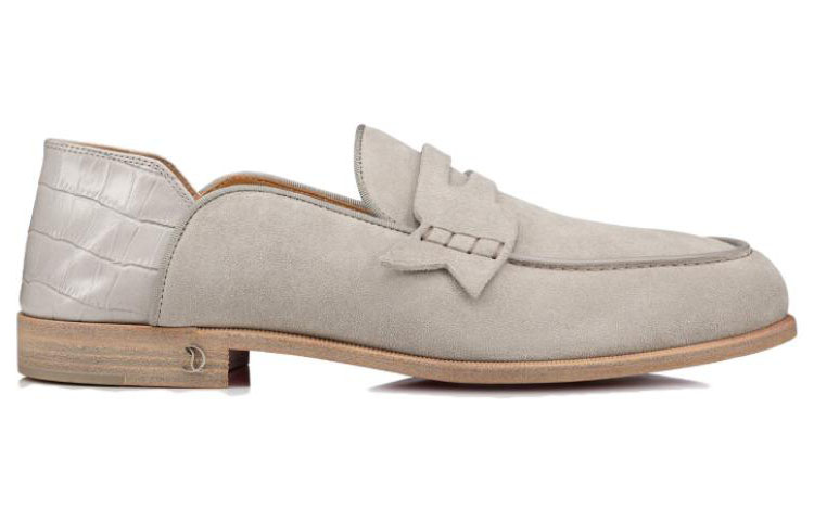 Christian Louboutin CLUB C Low 'Grey Leather Slip-On' 圖 2