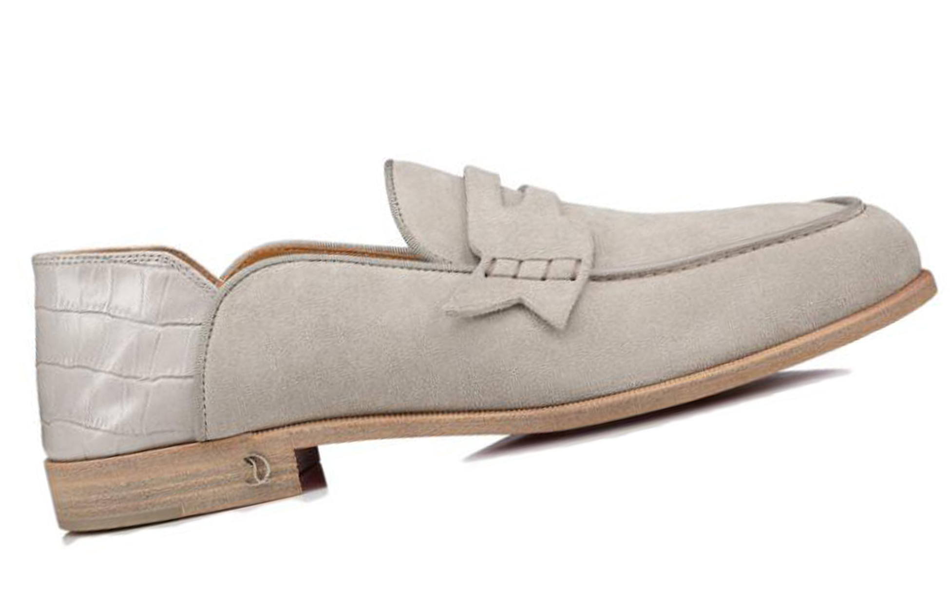 Christian Louboutin CLUB C Low 'Grey Leather Slip-On' 圖 3