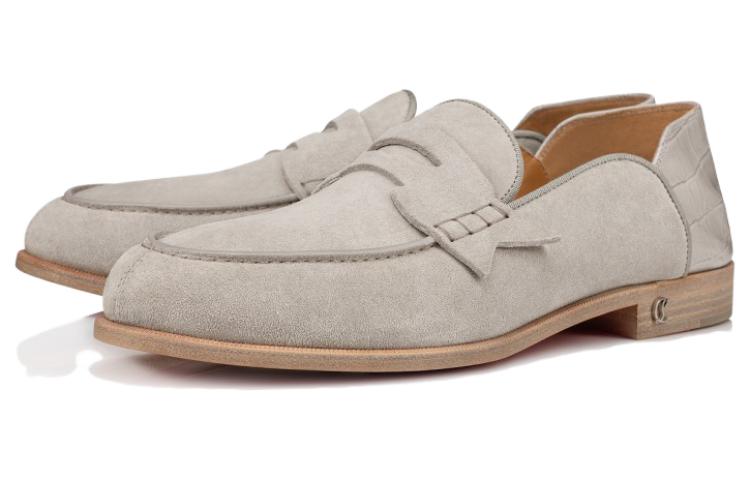 Christian Louboutin CLUB C Low 'Grey Leather Slip-On' 圖 4