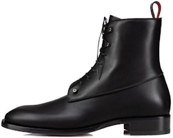 Christian Louboutin CLUB PLATINUM Leather Ankle Boot 'Black' 3230442BK01 Christian Louboutin CLUB PLATINUM Leather Ankle Boot 'Black' 3230442BK01