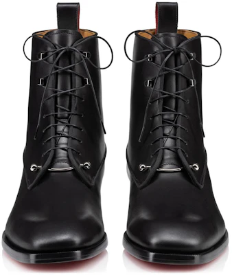 Christian Louboutin CLUB PLATINUM Leather Ankle Boot 'Black' 3230442BK01 Lookbook Christian Louboutin CLUB PLATINUM Leather Ankle Boot 'Black' 3230442BK01