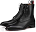 Shop Christian Louboutin CLUB PLATINUM Leather Ankle Boot 'Black' 3230442BK01