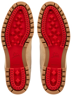 Christian Louboutin CLUB PLATINUM Leather Lace-up Fashion Ankle Boots 'Beige' 1200440F579 Purchase Christian Louboutin CLUB PLATINUM Leather Lace-up Fashion Ankle Boots 'Beige' 1200440F579