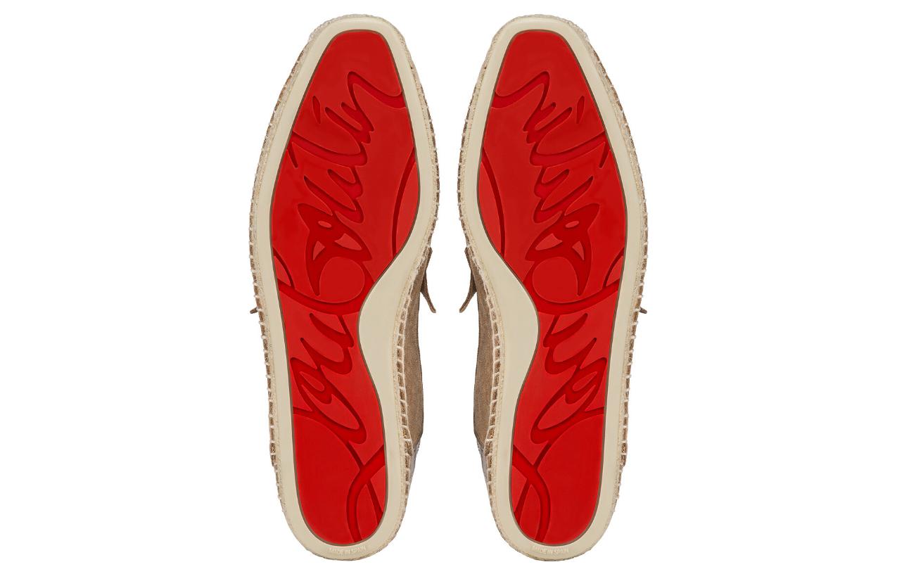 Christian Louboutin CLUB PLATINUM Round Toe Slip-On 'Fisherman Brown' 圖 5