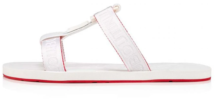 Christian Louboutin Fabric Ribbon Sandals 'White' 1221069WH01 Buy Christian Louboutin Fabric Ribbon Sandals 'White' 1221069WH01