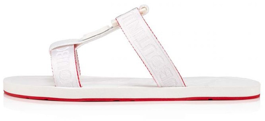 Sandalias de Cinta de Tela Christian Louboutin 'Blancas' 1221069WH01 Buy Sandalias de Cinta de Tela Christian Louboutin 'Blancas' 1221069WH01