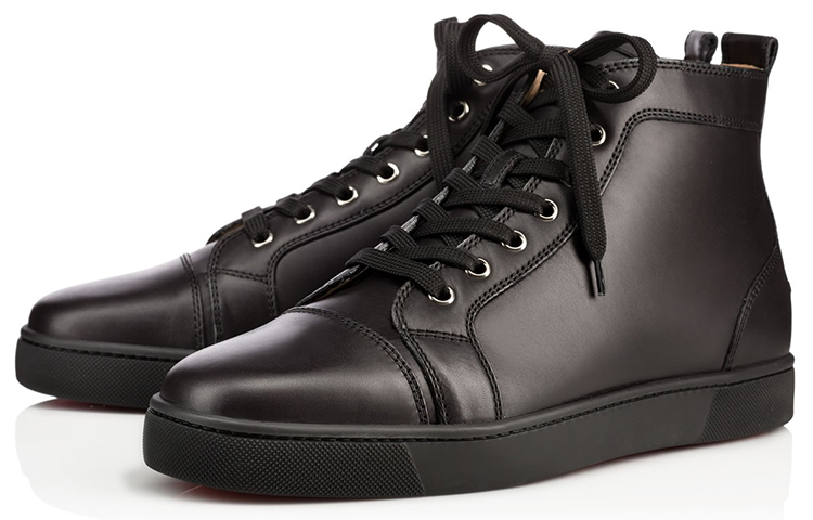 Lookbook Christian Louboutin Sepatu High Top 'Hitam' 3091177CM53