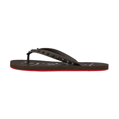 Christian Louboutin Flip Flop 'Brown Red Sole'