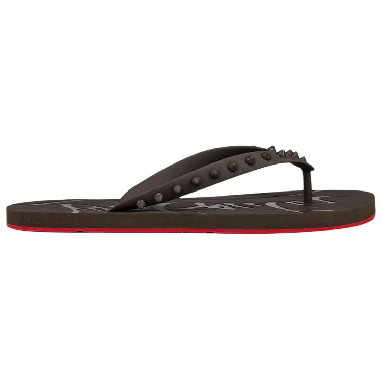 Christian Louboutin Flip Flop 'Brown Red Sole' 圖 2