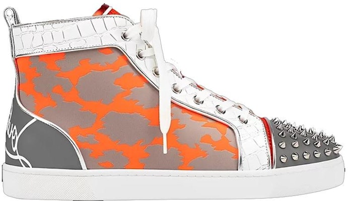 Christian Louboutin Fun Lou Spikes Flat High 'Reflex Orange Camo' 1220655-CMA3 Order Christian Louboutin Fun Lou Spikes Flat High 'Reflex Orange Camo' 1220655-CMA3