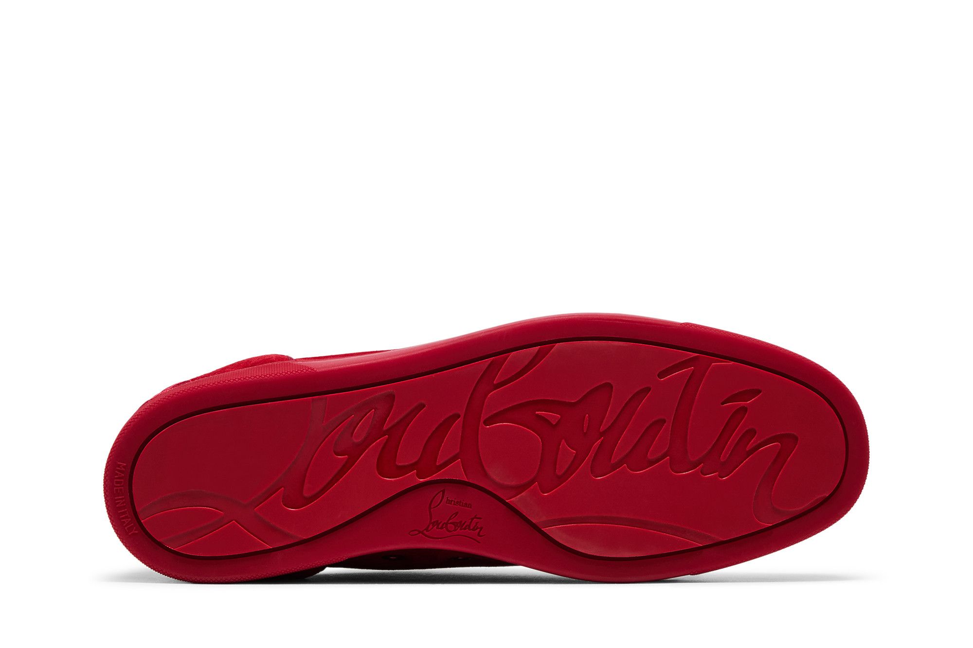Shop Christian Louboutin Fun Louis Junior ''Rosso'' 1220230-R251