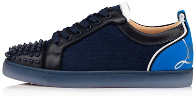 Christian Louboutin Fun Louis Junior Spikes 'Dark Blue' 3210360-U750 Christian Louboutin Fun Louis Junior Spikes 'Dark Blue' 3210360-U750