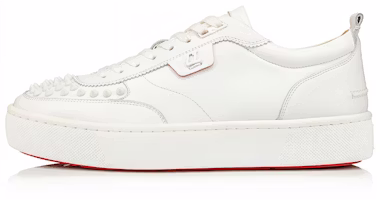 Christian Louboutin Happyrui Spikes Flat 'White' 1200419W256 Christian Louboutin Happyrui Spikes Flat 'White' 1200419W256