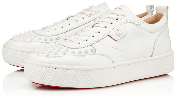 Christian Louboutin Happyrui Spikes Plano 'Blanco' 1200419W256 Order Christian Louboutin Happyrui Spikes Plano 'Blanco' 1200419W256