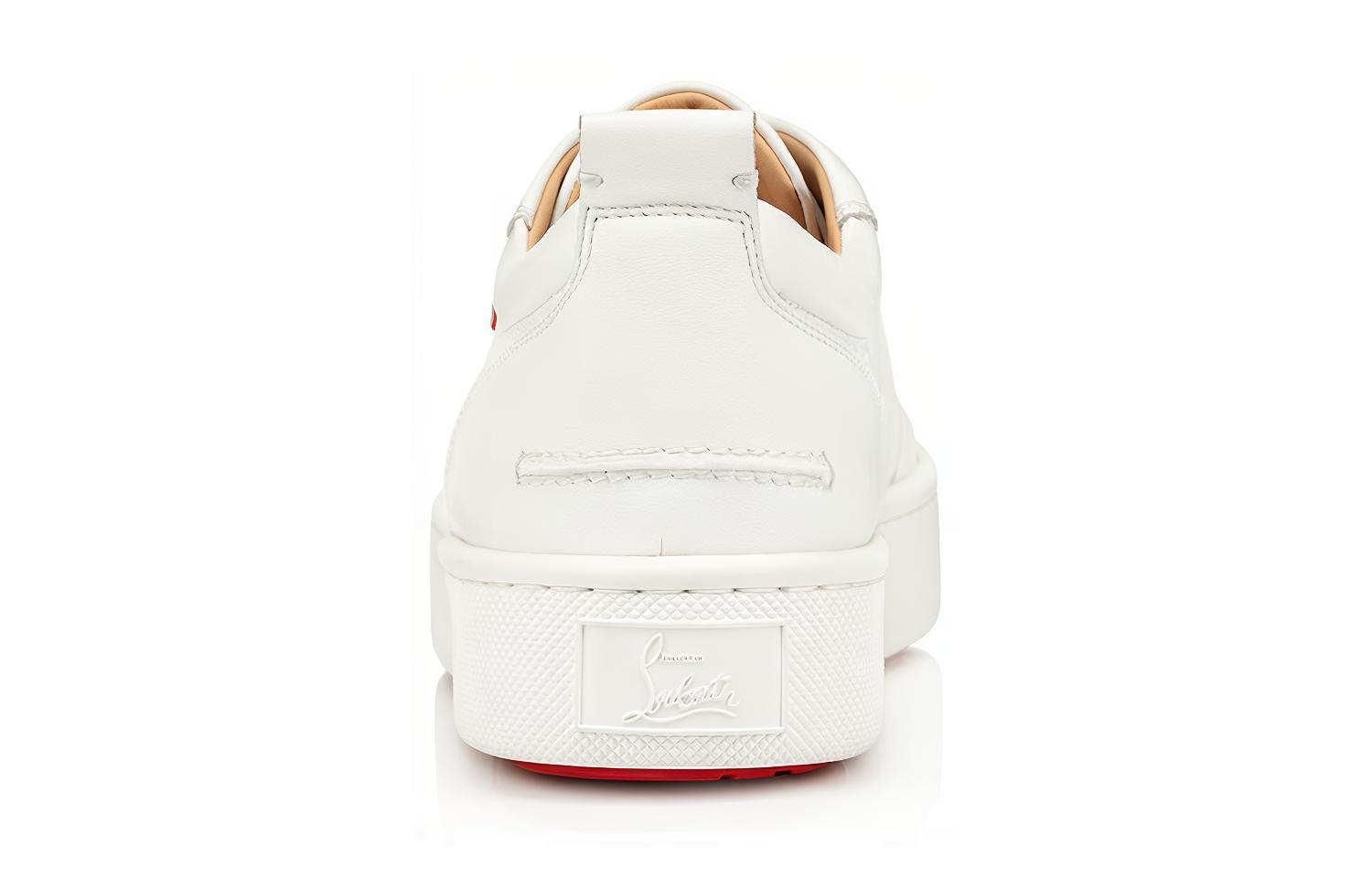 Lookbook Christian Louboutin Happyrui Spikes Plano 'Blanco' 1200419W256