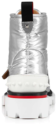 Christian Louboutin Sneaker Tinggi Kulit 'Silver' 1220601SV20 Lookbook Christian Louboutin Sneaker Tinggi Kulit 'Silver' 1220601SV20