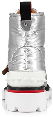 Christian Louboutin High-Top Leather Sneaker 'Silver' 1220601SV20 Lookbook Christian Louboutin High-Top Leather Sneaker 'Silver' 1220601SV20