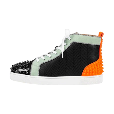 Christian Louboutin High Top Sneaker 'Black Aqua'