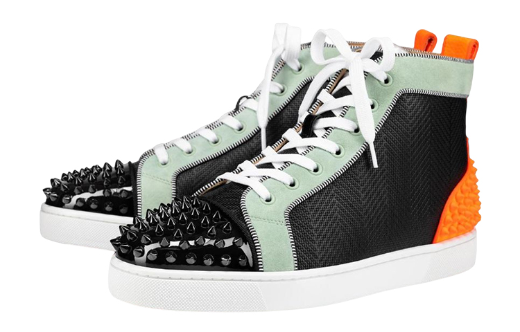 Christian Louboutin High Top Sneaker 'Black Aqua' 圖 3