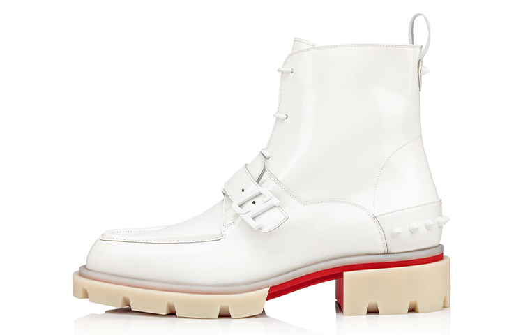 Christian Louboutin High Top Sneaker 'White Leather' 1221000W222