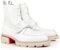 Christian Louboutin Kasut Tinggi 'Kulit Putih' 1221000W222