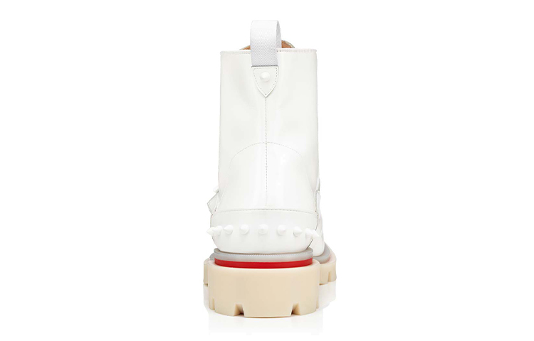 Lookbook クリスチャンルブタン ハイカットスニーカー (白レザー) 1221000W222