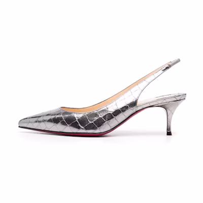 Christian Louboutin Kate 'Silver Elegance'