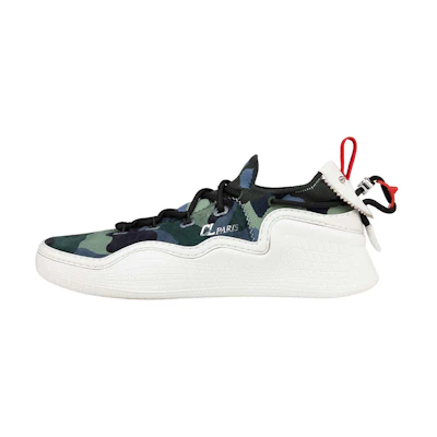 Christian Louboutin Knit Sneakers 'Military Green'