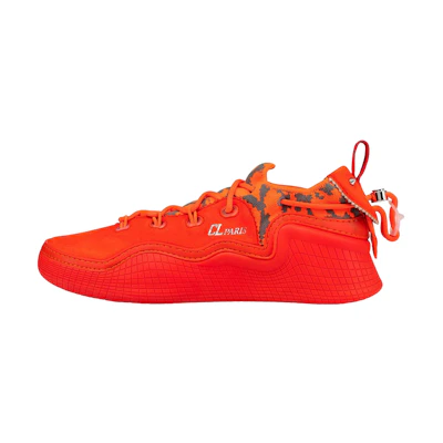 Christian Louboutin Knitted Mesh Sneaker 'Orange'