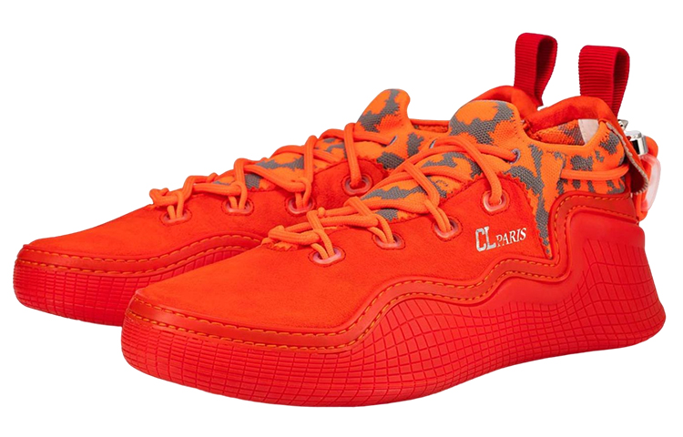 Christian Louboutin Knitted Mesh Sneaker 'Orange' 圖 2