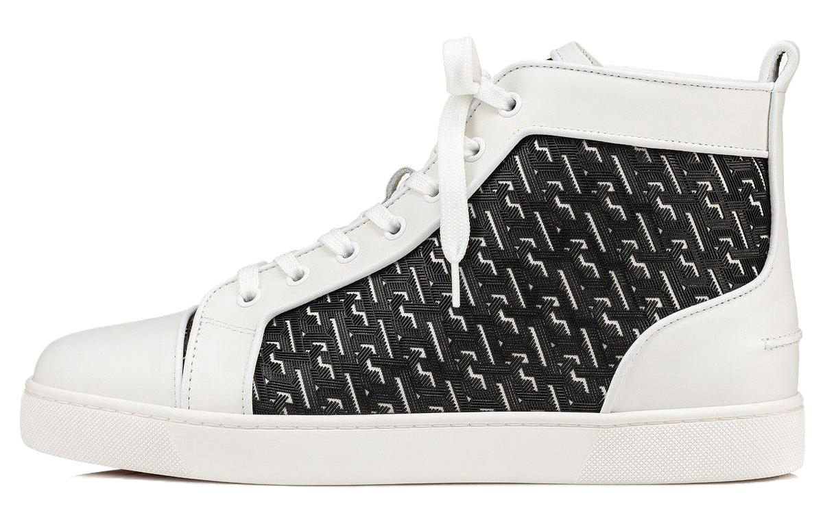 Christian Louboutin Leather High Top Sneaker 'White' 3230005WH51