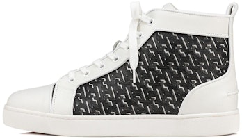 Christian Louboutin Leather High Top Sneaker 'White' 3230005WH51 Christian Louboutin Leather High Top Sneaker 'White' 3230005WH51