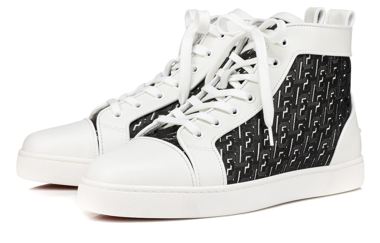 Order Christian Louboutin Leder High Top Sneaker ''Weiß'' 3230005WH51