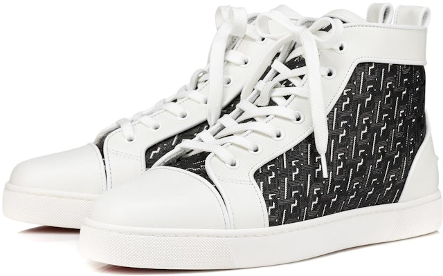 Christian Louboutin Leather High Top Sneaker 'White' 3230005WH51 Order Christian Louboutin Leather High Top Sneaker 'White' 3230005WH51