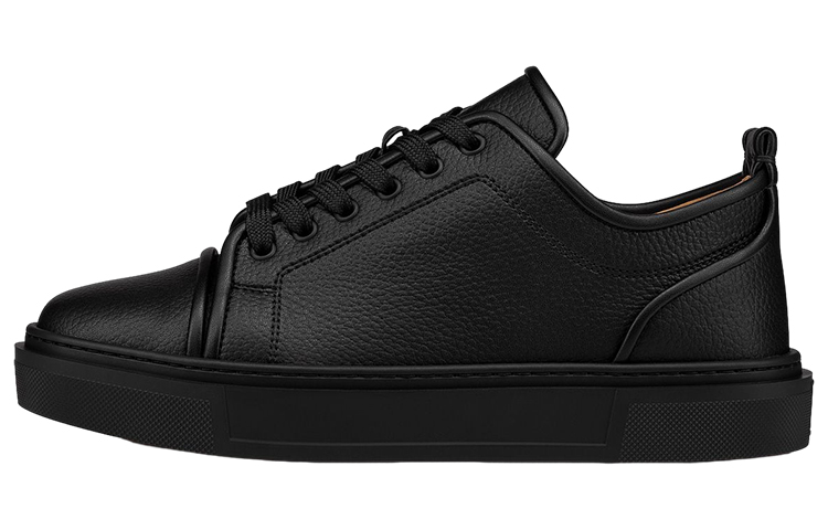 Buy 克里斯提·鲁布托黑色真皮低帮运动鞋 3221217BK01