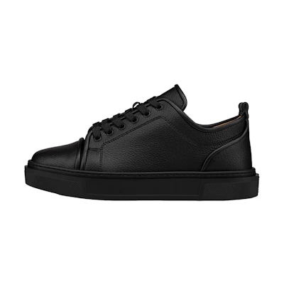 Christian Louboutin Leather Low Top Sneaker 'Black'