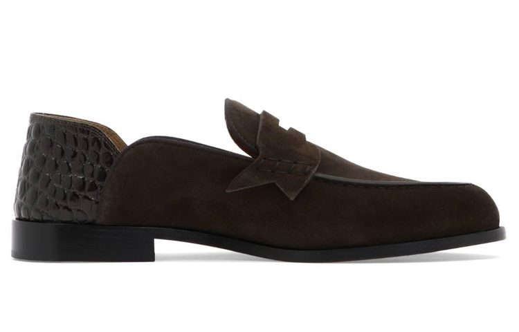 Christian Louboutin Loafer 'Deep Brown Croc Pattern' 圖 2