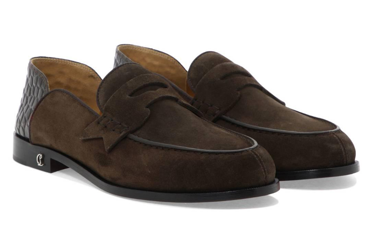 Christian Louboutin Loafer 'Deep Brown Croc Pattern' 圖 3