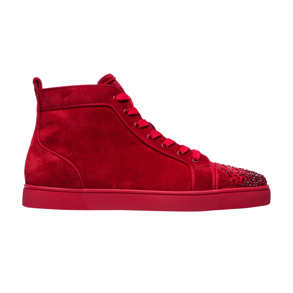 Buy 克里斯提·鲁布托 Lou New Degra Flat High '红色' 1180036