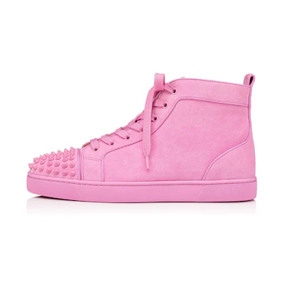Christian Louboutin Lou Spikes Orlato 'Pink Suede'