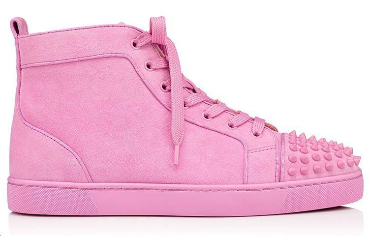 Christian Louboutin Lou Spikes Orlato 'Pink Suede' 圖 2