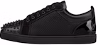 Buy Christian Louboutin Lou Spikes Orlato Flat ''Nero'' 3220716B026
