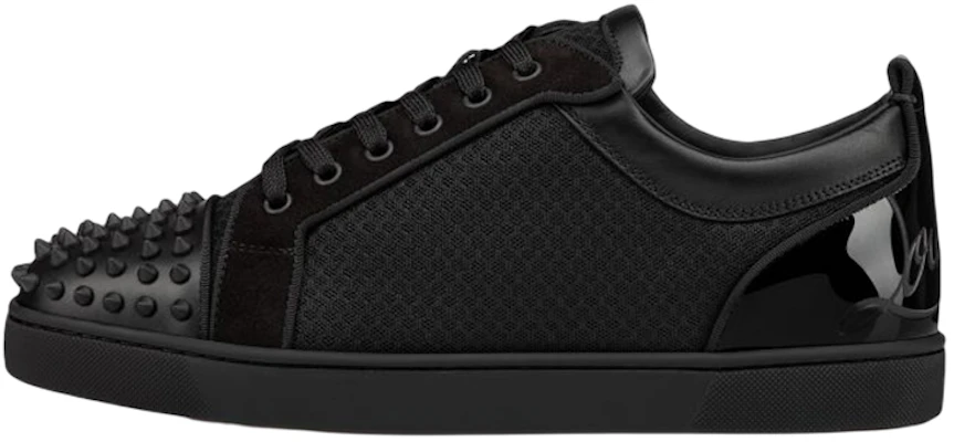 Christian Louboutin Lou Spikes Orlato Flat 'Hitam' 3220716B026 Buy Christian Louboutin Lou Spikes Orlato Flat 'Hitam' 3220716B026